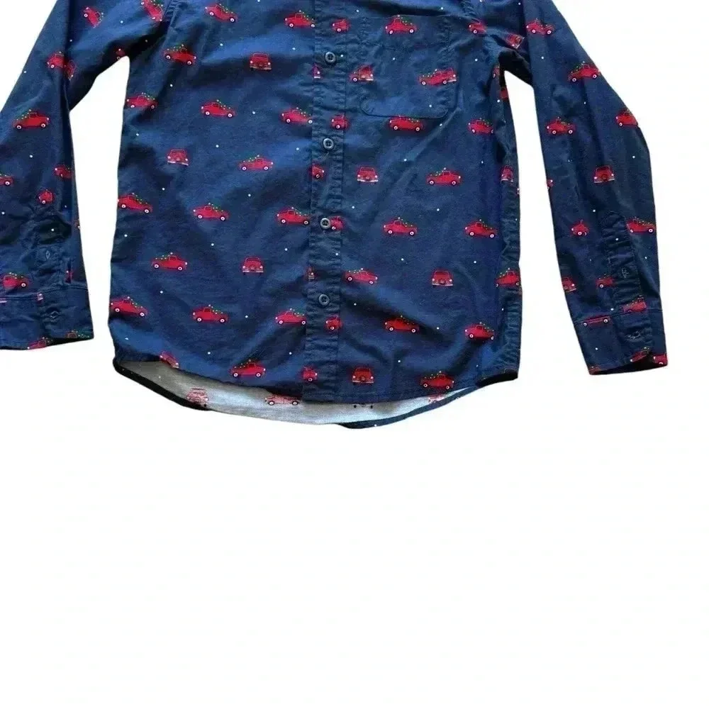 The Children’s Place Christmas Truck Shirt Long Sleeves SZ M(8/10) #2224